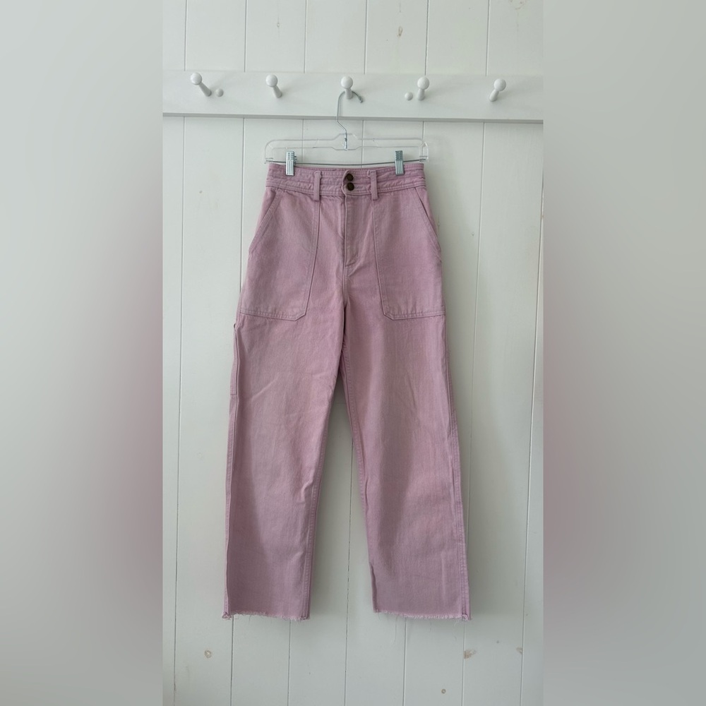 Apiece Apart Pink Women's Carpenter-style Merida Pants/Jeans